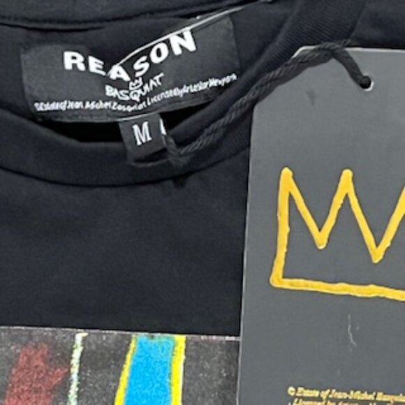 NEW Jean Michel Basquait‎ Reason T-shirt Adult Medium Street Art NWT - Picture 4 of 10